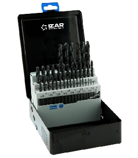 26768 JUEGO BROCAS DIN338N 37-UDS. - 1407 - 1-10X0,25 HSS (1010) IZAR
