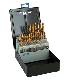 27134 JUEGO BROCAS DIN338N 37-UDS. - 1407 - 1-10X0,25 HSS+TIN (1010) - TIN IZAR