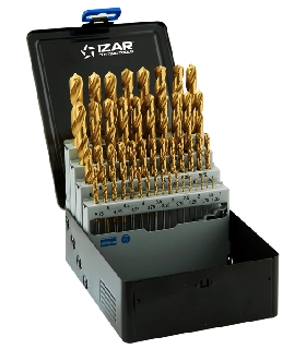 27135 JUEGO BROCAS DIN338N 49-UDS. - 1409 - 1-13X0,25 HSS+TIN (1010) - TIN IZAR