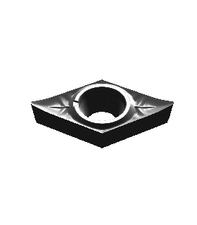 29906 PLAQUITA INTERCAMBIABLE TORNEADO DCGT 55º POSITIVA ALUMINIO - 8515 - DCGT-11T302-F-AL-P010
