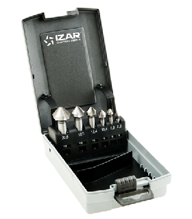 40515 SET AVELLANADORES 6PZAS HSSE DIN335C 90º - 2575 - IZAR