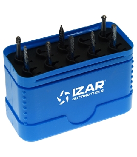 45813 JUEGO FRESAS ROTATIVAS METAL DURO - 9200 - SET 8 PCS.