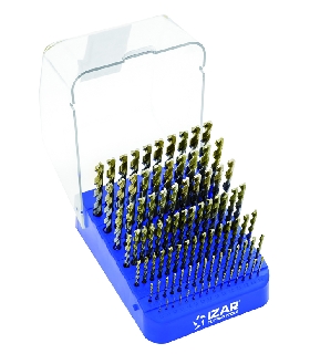 66483 MINI-CABINET BROCAS DIN338N 91-UDS. - 1406 - 1-10X0,10 ZIRKON (1015) - ZIRKONIO IZAR