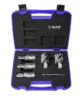 66859 FRESA HUECA HSS MAQUINA ELECTROMAGNETICA - 4070 - SET AZUL 24-26-28-30-32