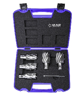 66861 FRESA HUECA HSS MAQUINA ELECTROMAGNETICA UNIVERSAL - 4060 - SET AZUL 24-26-28-30-32