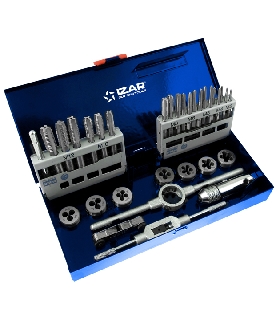 70527 JUEGO MACHOS COJINETES MANO - 3406 - M3-M12 + COMBI (MOD. 0)