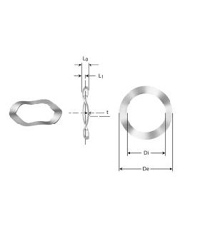1005-M 40  ARANDELA ONDULADA