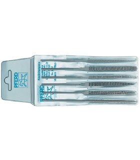 Juego Escofinas 2527 140 C8297mm C2 JUEGO DE ESCOFINAS DE AGUJA 2527 PFERD