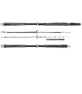 Eje completo 7 ZGU DIN 10 2m 2M EJE FLEXIBLE COMPLETO BW 7 ZGU DIN 10 PFERD