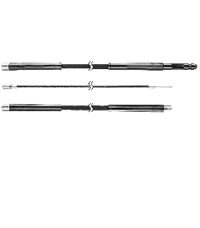 Eje completo BW 10 ZG DIN 10 2m 2M EJE FLEXIBLE COMPLETO BW 10 ZG DIN 10 PFERD