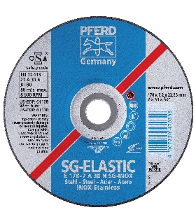 E 150-7 SG INOX DISCO DESBASTE E 150-7 SG INOX PFERD