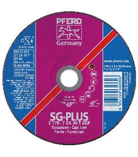 E 230-7 ZIRKON SG CAST DISCO DESBASTE E 230-7 ZIRKON SG CAST PFERD