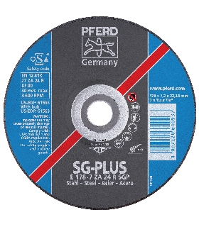E 230-7 ZIRKON SGP STEEL DISCO DESBASTE E 230-7 ZIRKON SGP STEEL PFERD