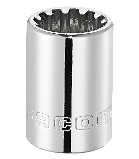 J.16S VASO 3/8 SPLINE 1/2   FACOM