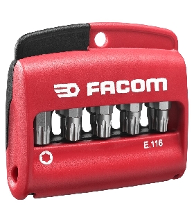 E.116 JUEGO MIXTO 10 PUNTAS 1/4 TORX   FACOM