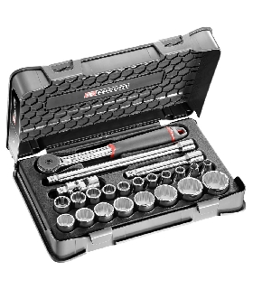 S.161-3P12 JUEGO VASOS 1/2' 12C MM S.161B 23PC  FACOM