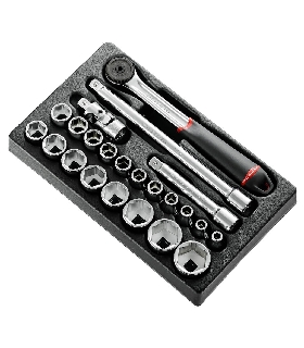 MOD.S161-36 MOD VASOS 1/2' 6C MM S.161B 23PC  FACOM