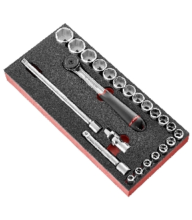 MODM.S161-36 MOD ESPUMA VASO 1/2 6P MM S.161B 23PC   FACOM