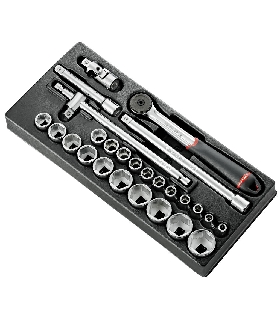 MOD.S161-46 MOD VASO 1/2 6P MM S.161B 26PC   FACOM