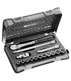 SL.161-1P6U ESTUCHE VASO 1/2 6P IN SL.161 15PC   FACOM