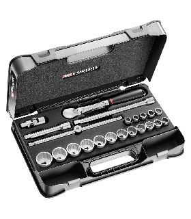 SL.161-2P12U ESTUCHE VASO 1/2 12P IN SL.161 22PC   FACOM