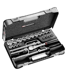 SL.161-3P6U ESTUCHE VASO 1/2 6P IN SL.161 25PC   FACOM