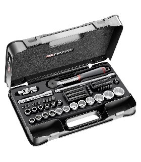 S.850 ESTUCHE VASO 1/2 12P MM S.161B 48PC   FACOM