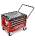 ROLL.CR4M3 COFRE CON RUEDAS ROLLM3 4 CAJONES ROJO   FACOM