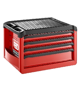 ROLL.C4M3 COFFRE ROLL M3 4 CAJONES ROJO   FACOM