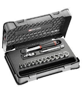 J.161-1P6 JUEGO VASO 3/8 6P MM J.161B 15PC   FACOM