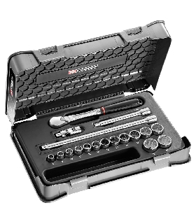 JL.161-2P12 JUEGO VASO 3/8 12P MM JL.161 18PC   FACOM