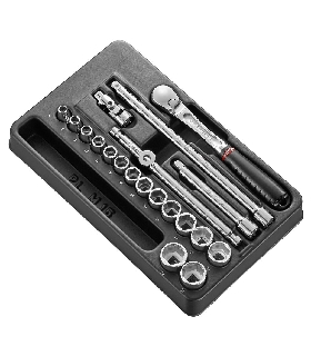 MOD.JL161-36 MOD VASO 3/8 6P MM JL.161 20PC   FACOM