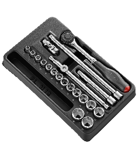 MOD.J360-36 MOD VASO 3/8 6P MM J.360 20PC   FACOM