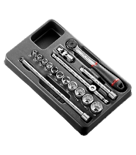 MOD.J161-212U MOD VASO 3/8 12P IN J.161B 16PC   FACOM