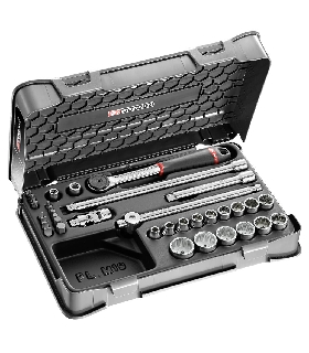 J.430BSP   JUEGO VASO 3/8' 12P MM J.161B 35PC  FACOM