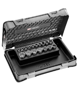 J.400 JUEGO VASOS 3/8 12P MM 17PC   FACOM