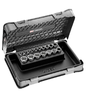 J.401 JUEGO VASOS 3/8 6P MM 17PC   FACOM