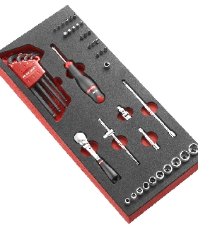 MODM.RL161-36 MODULO TRINQUETE Y VASOS 1/4’’ FACOM