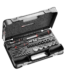 RS.161-2 JUEGO VASO 1/4 1/2 6P MM R-S.161B 55PC   FACOM