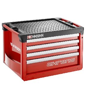 CHRONO.C4M3A COFFRE CHRONO.M3A 4 CAJONES ROJO   FACOM