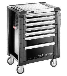 JET.7GM3EACC CARRO JET E-ACCESS 7 CAJONES NEGRO GAMA E-ACCESS FACOM