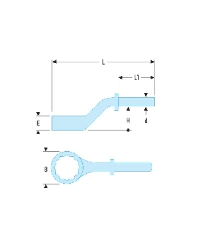 54A.24 LLAVE ESTRELLA CONTRAACODADA 24 MM   FACOM