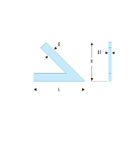 DELA.1292.00 ESCUADRA CON ALAS A 45GR   FACOM