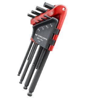 83SH.JP8AU JUEGO 8 LLAVES MACHO LARGAS ESFERICAS FACOM