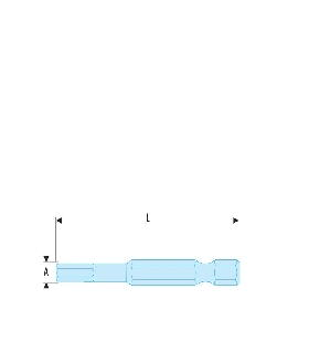 EX.610 PUNTA LARGA 1/4 TORX - T10   FACOM