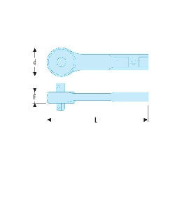 J.203E LLAVE REARME MANUAL CON CUADR COND   FACOM