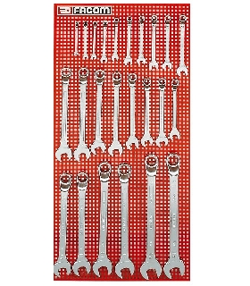 41.P24M JUEGO 24 LLAVES MIXTAS CONTRAACODADAS   FACOM