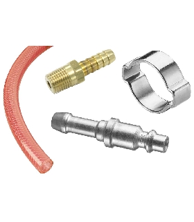 N.641 TUBO PVC DIAMETRO 8 X 14 MM + RACORES   FACOM