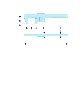 105.230 LLAVE DE CREMALLERA 60MM   FACOM