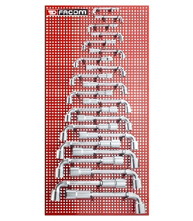 75.P22M JUEGO 22 LLAVES A PIPA ABIERTAS MM   FACOM